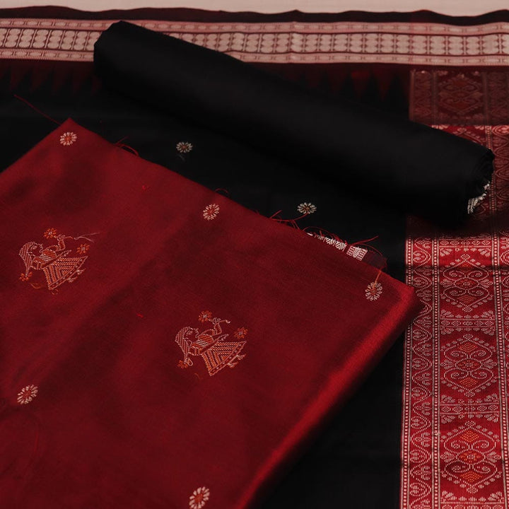 Priyadarshini Handloom, Bomkai Silk Handloom Dress Material, Unstitched Dress Material, Women's Dress Material, Silk Dress Material, Traditional Dress Material, Indian Dress Material, Bomkai Silk Handloom Dress Material for Women.