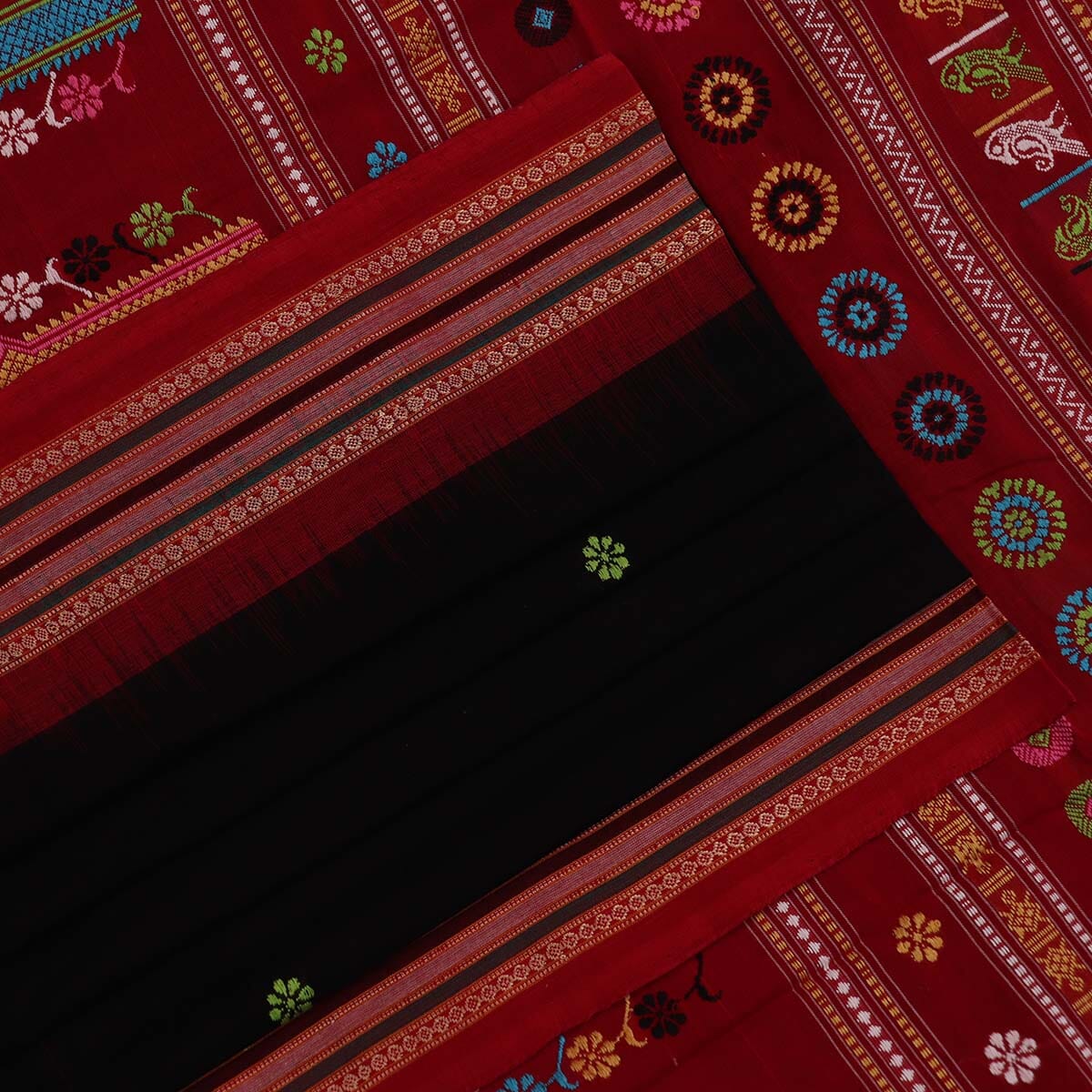 Handloom Dolabedi Cotton Ikat Saree Handloom Saree_Cotton Priyadarshini Handloom 