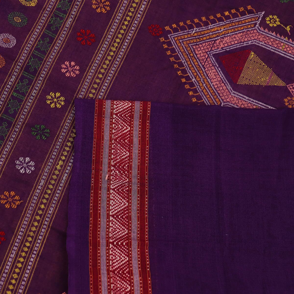Handloom Dolabedi Cotton Ikat Saree Handloom Saree_Cotton Priyadarshini Handloom 