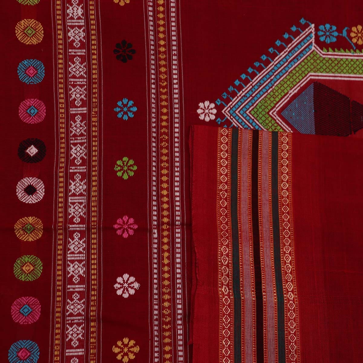 Handloom Dolabedi Cotton Ikat Saree Handloom Saree_Cotton Priyadarshini Handloom 