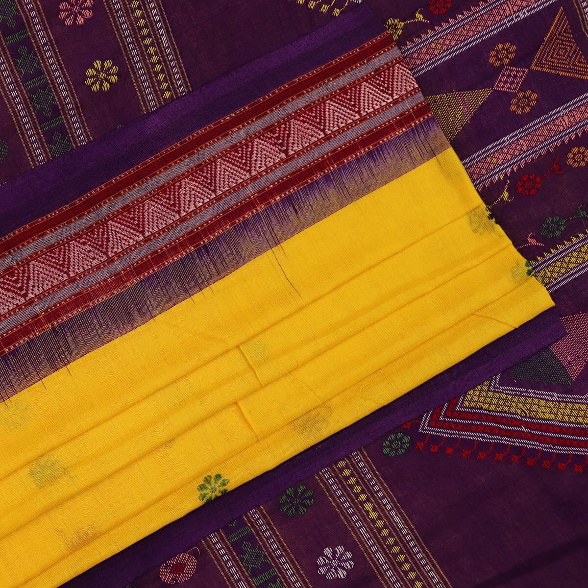 Handloom Dolabedi Cotton Ikat Saree Handloom Saree_Cotton Priyadarshini Handloom 