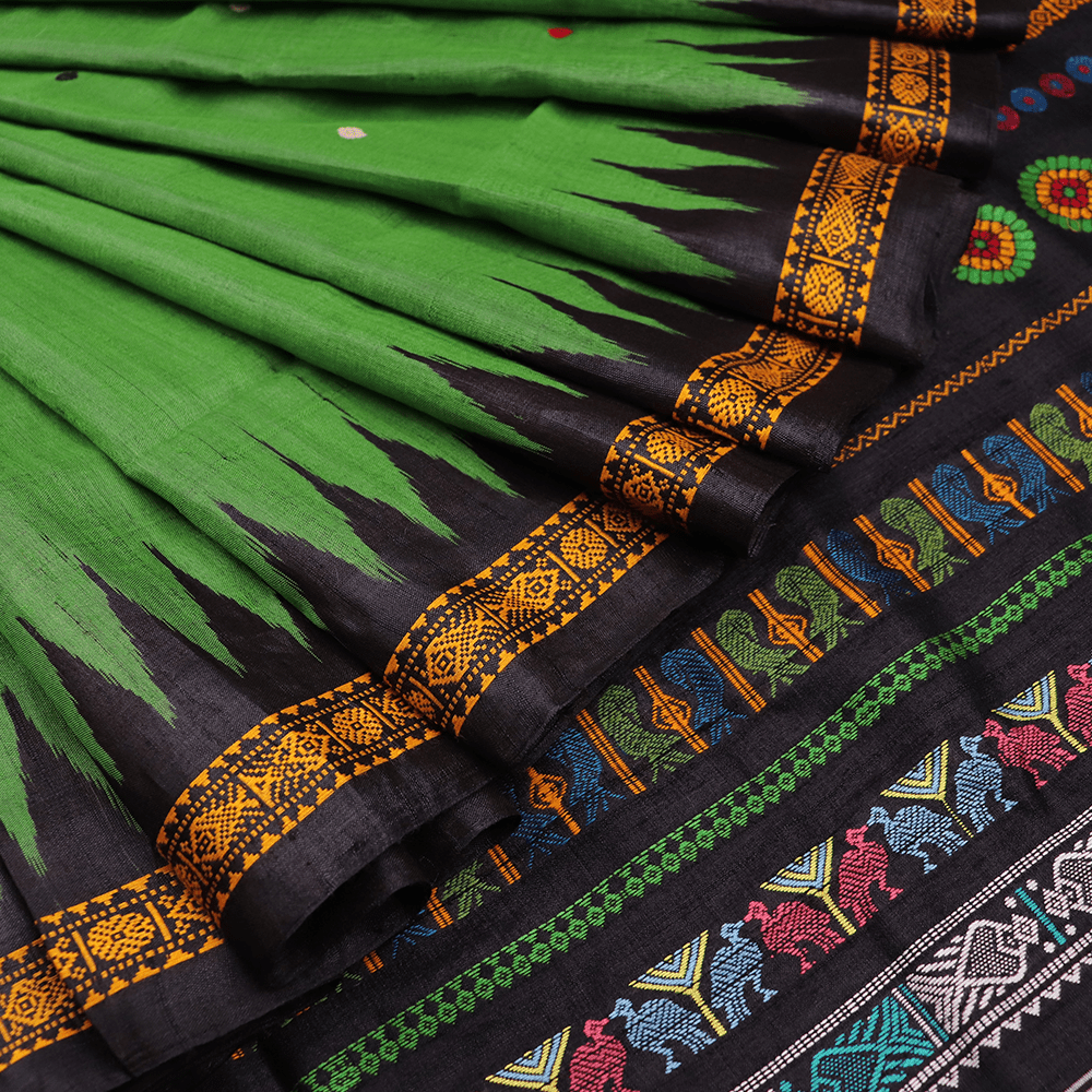 Handloom Dolabedi Tusser Saree Handloom Saree_Dolabedi Silk Priyadarshini Handloom 