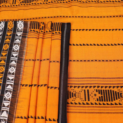 Handloom Habaspuri Cotton Ikkat Saree Handloom Saree_Cotton Priyadarshini Handloom 