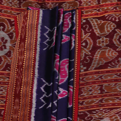 Handloom Khandua Silk Ikat Saree Handloom Saree_Khandua Silk Priyadarshini Handloom 