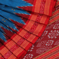 ହ୍ୟାଣ୍ଡଲୁମ୍ ଖଣ୍ଡୁଆ ସିଲ୍କ ଇକାଟ ସାରୀ |