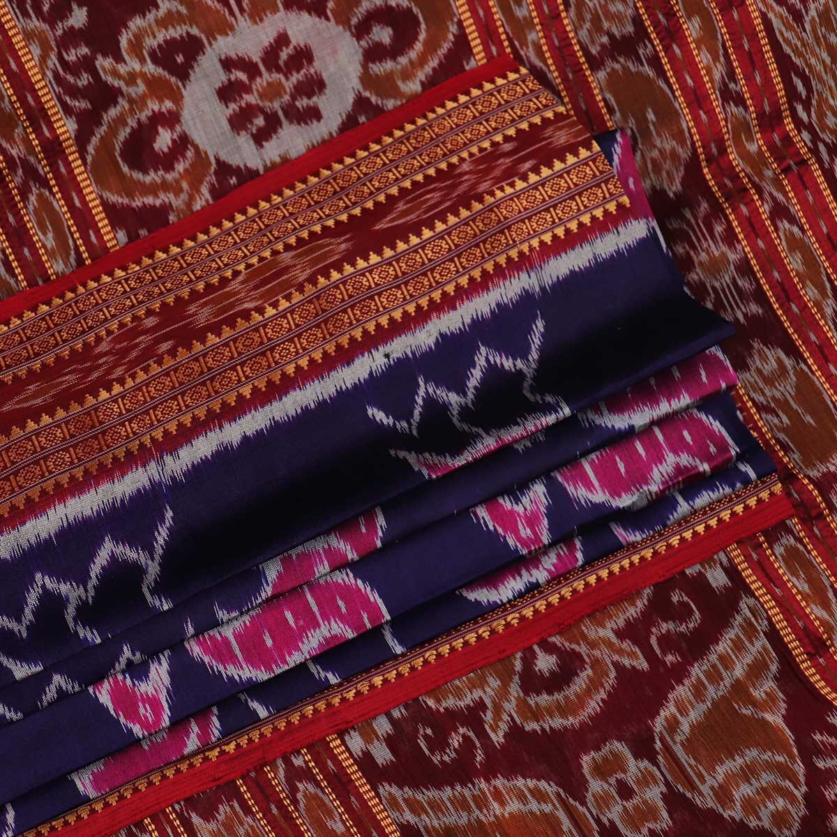 Handloom Khandua Silk Ikat Saree Handloom Saree_Khandua Silk Priyadarshini Handloom 