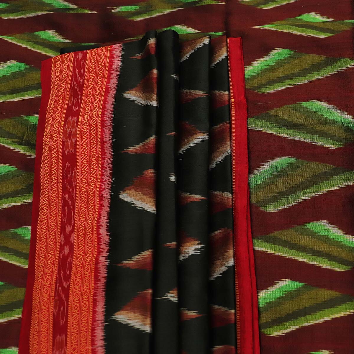 Handloom Khandua Silk Ikat Saree Handloom Saree_Khandua Silk Priyadarshini Handloom 
