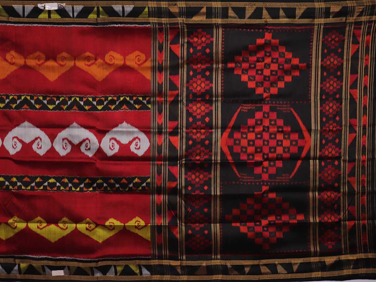 Handloom Khandua Silk Ikat Saree Handloom Saree_Khandua Silk Priyadarshini Handloom 