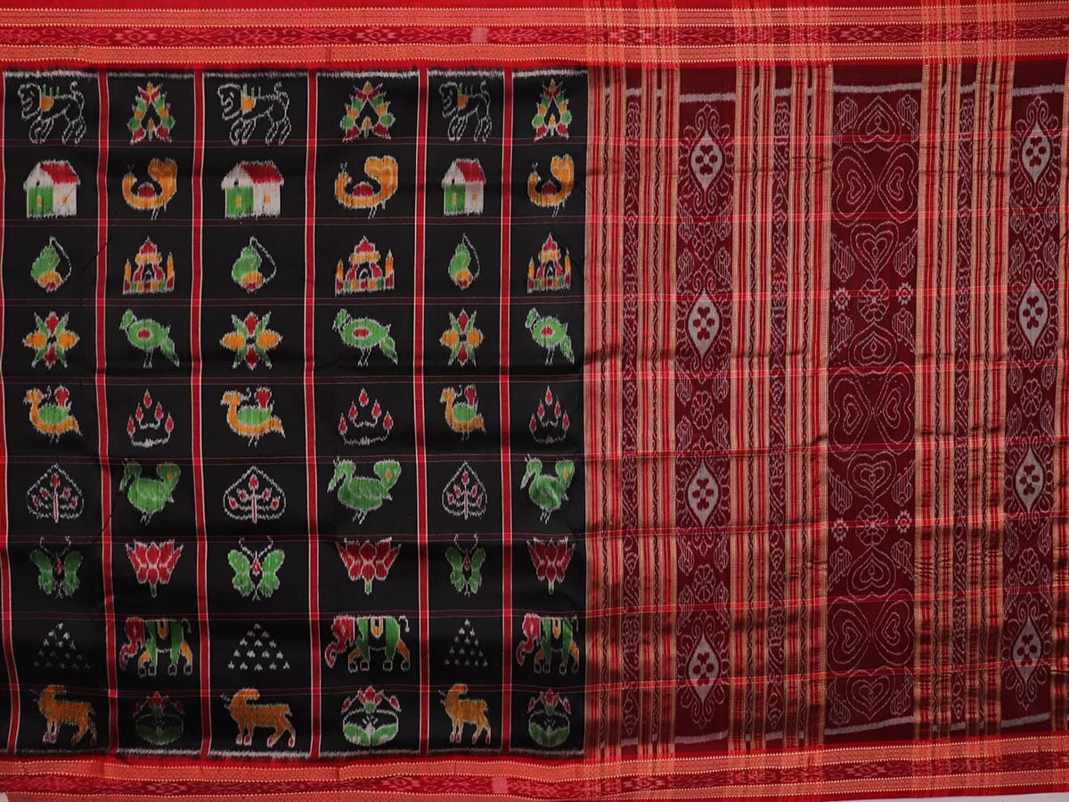 Handloom Khandua Silk Ikat Saree Handloom Saree_Khandua Silk Priyadarshini Handloom 