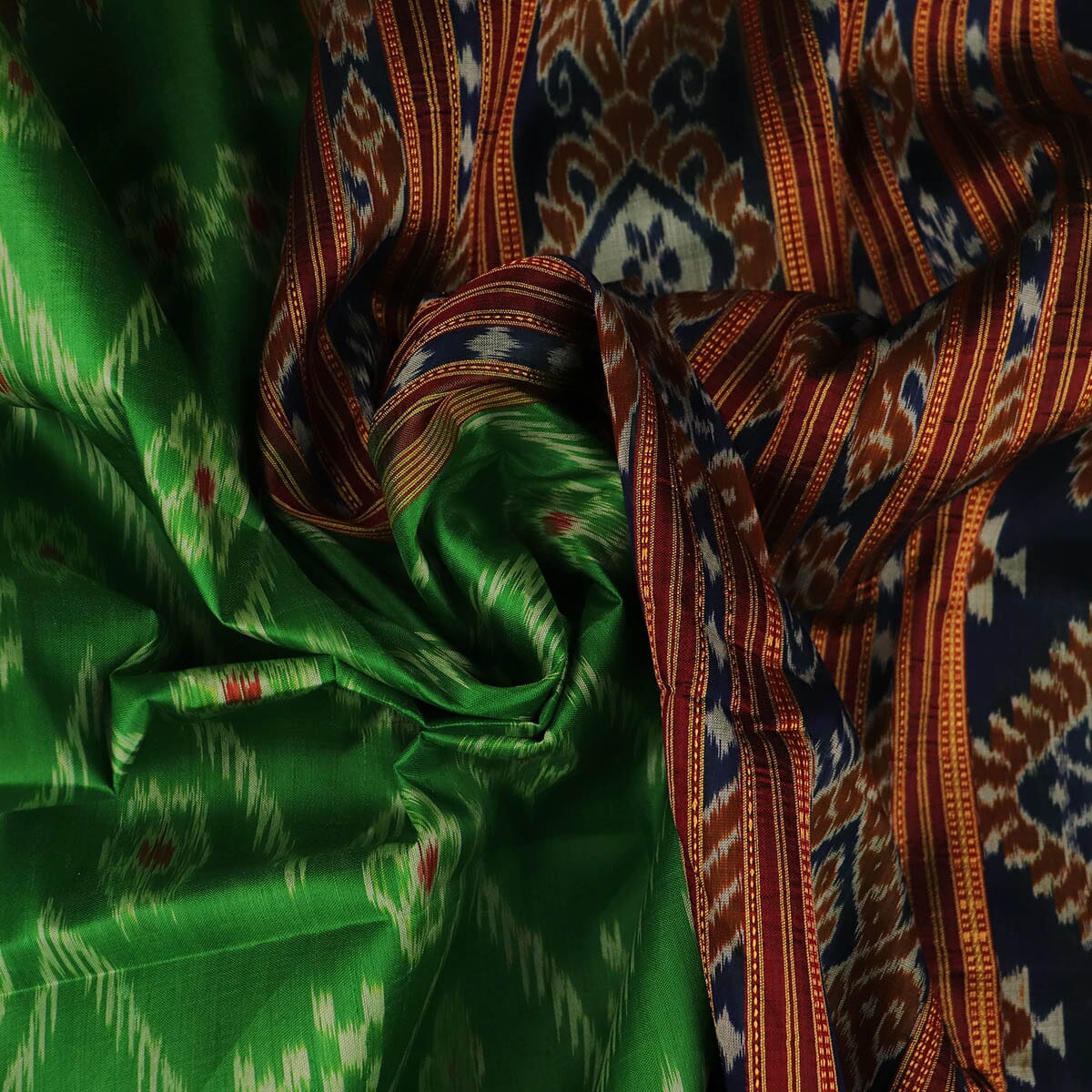 Handloom Khandua Silk Ikat Saree Handloom Saree_Khandua Silk Priyadarshini Handloom 