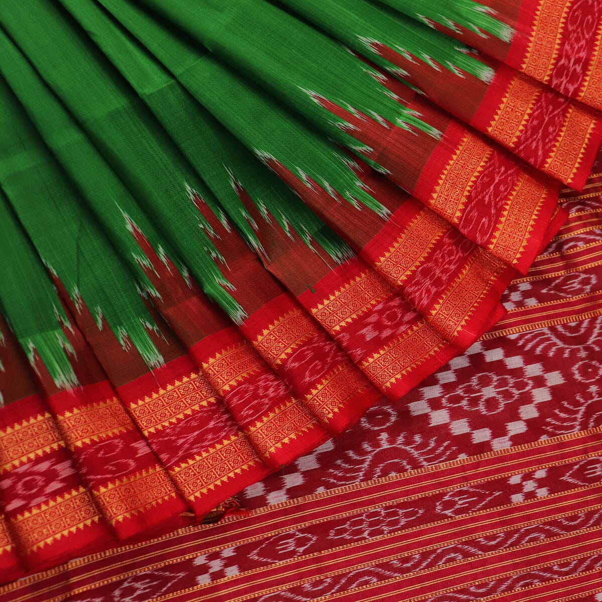 Handloom Khandua Silk Ikat Saree Handloom Saree_Khandua Silk Priyadarshini Handloom 