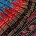 ହ୍ୟାଣ୍ଡଲୁମ୍ ଖଣ୍ଡୁଆ ସିଲ୍କ ଇକାଟ ସାରୀ |