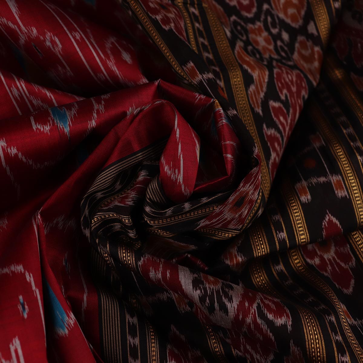 Handloom Khandua Silk Ikat Saree Handloom Saree_Khandua Silk Priyadarshini Handloom 