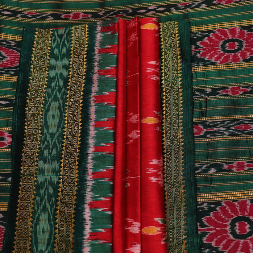 Khandua weave detail