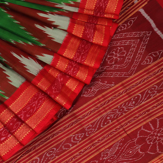 Handloom Khandua Silk Ikat Saree Handloom Saree_Khandua Silk Priyadarshini Handloom 