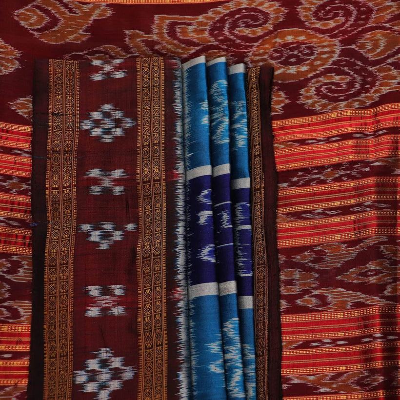 Khandua weave detail
