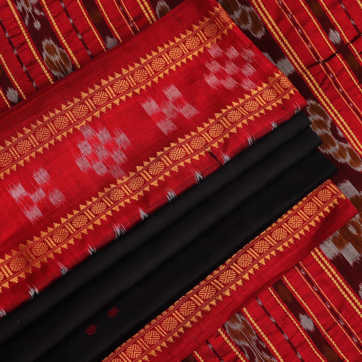 Handloom Khandua Silk Ikat Saree Handloom Saree_Khandua Silk Priyadarshini Handloom 