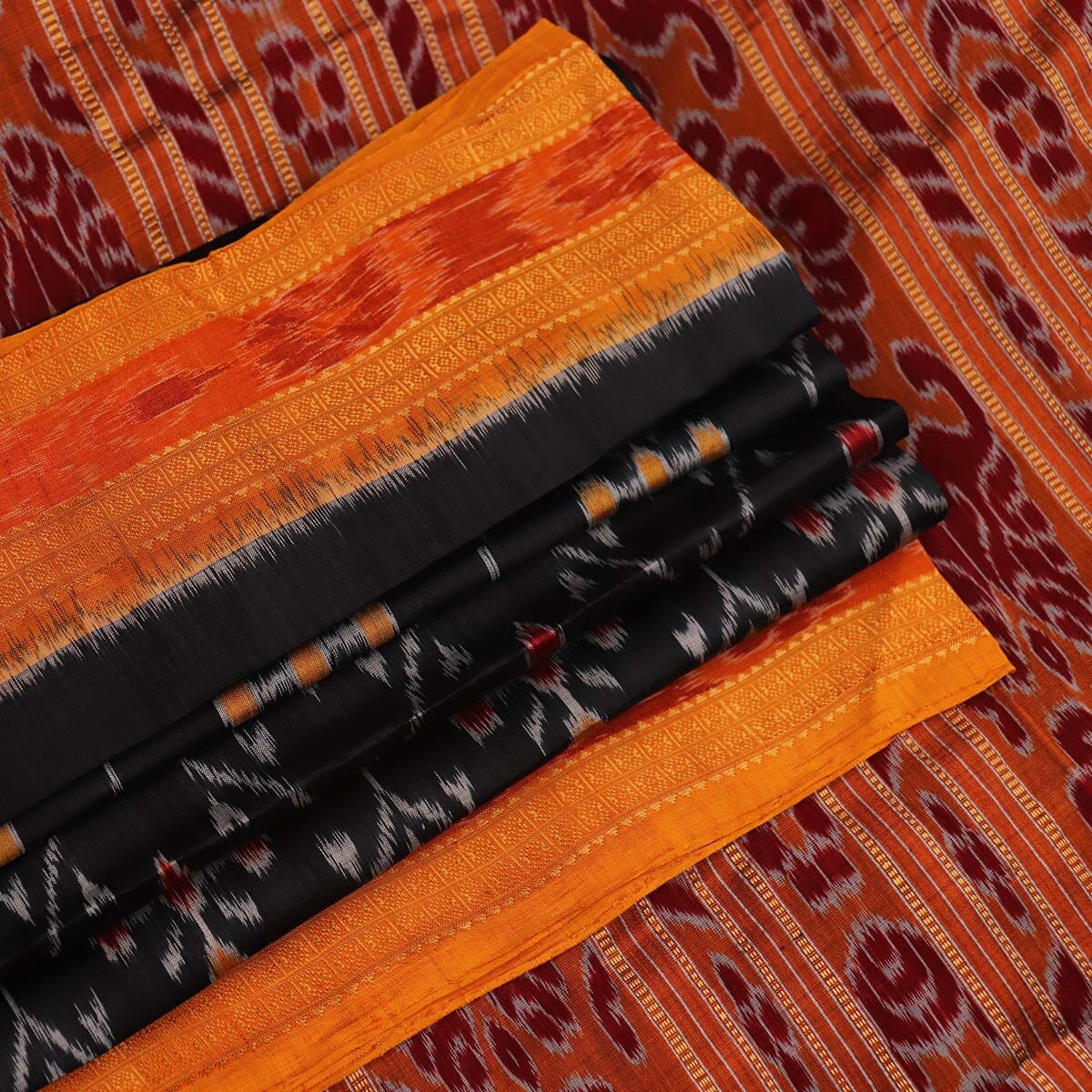 Handloom Khandua Silk Ikat Saree Handloom Saree_Khandua Silk Priyadarshini Handloom 