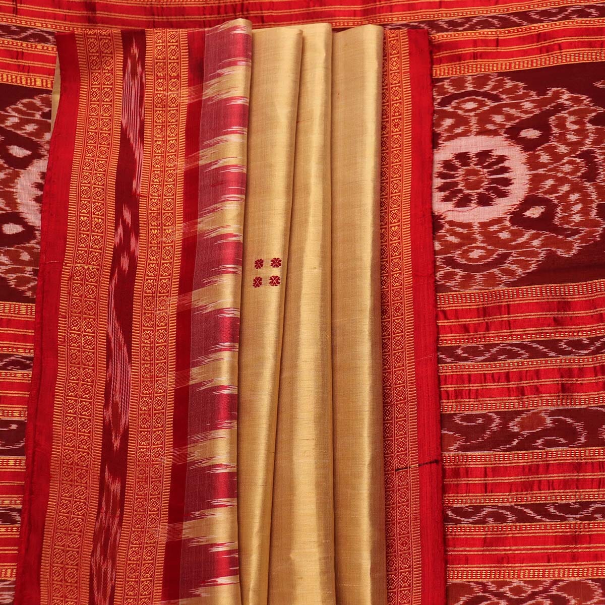 Handloom Khandua Silk Ikat Saree Handloom Saree_Khandua Silk Priyadarshini Handloom 