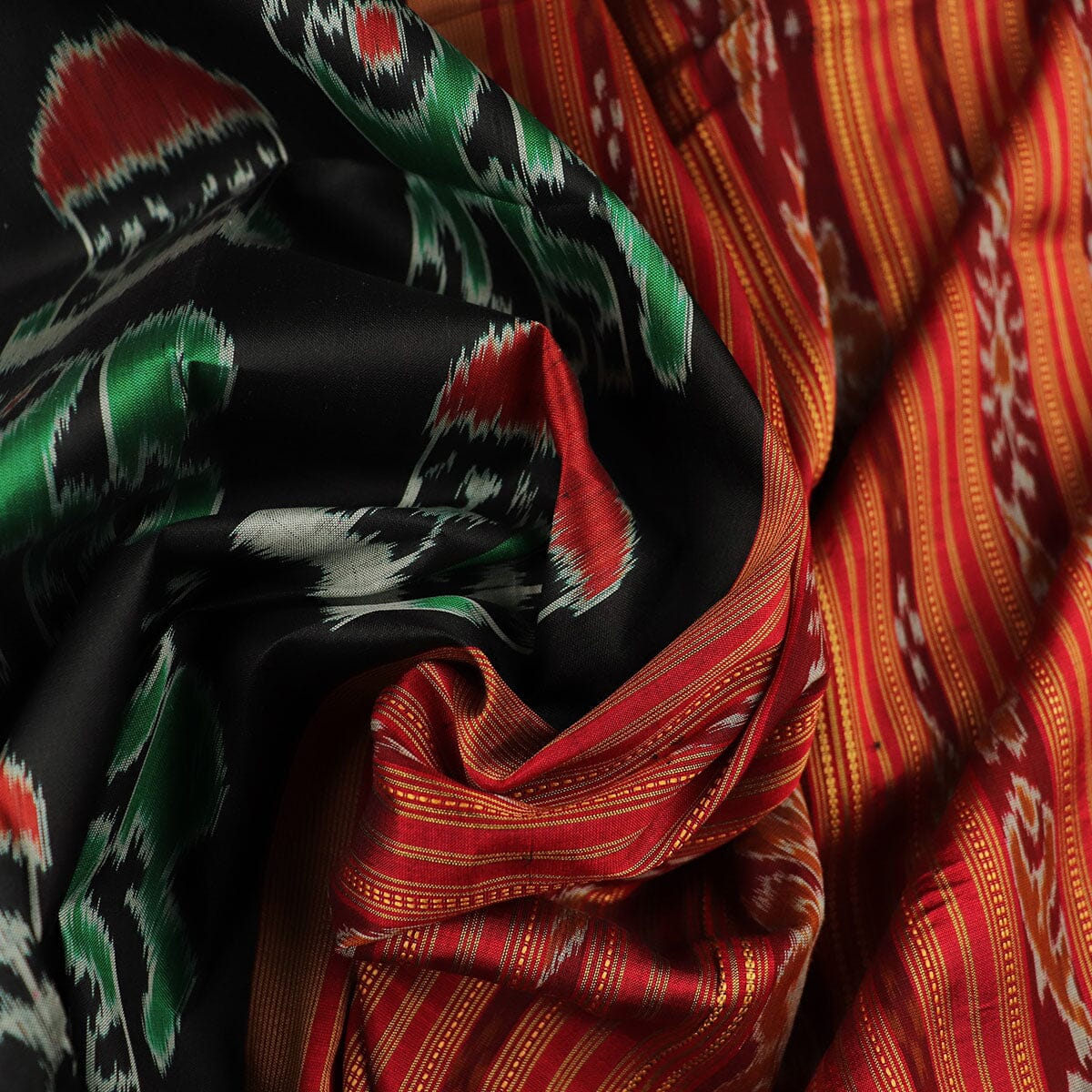 Handloom Khandua Silk Ikat Saree Handloom Saree_Khandua Silk Priyadarshini Handloom 