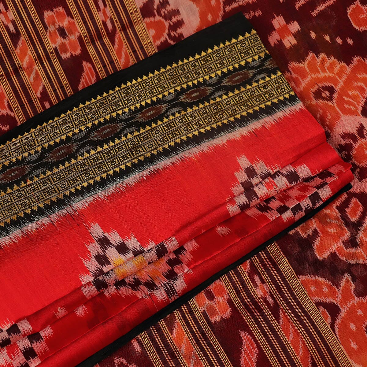 Handloom Khandua Silk Ikat Saree Handloom Saree_Khandua Silk Priyadarshini Handloom 