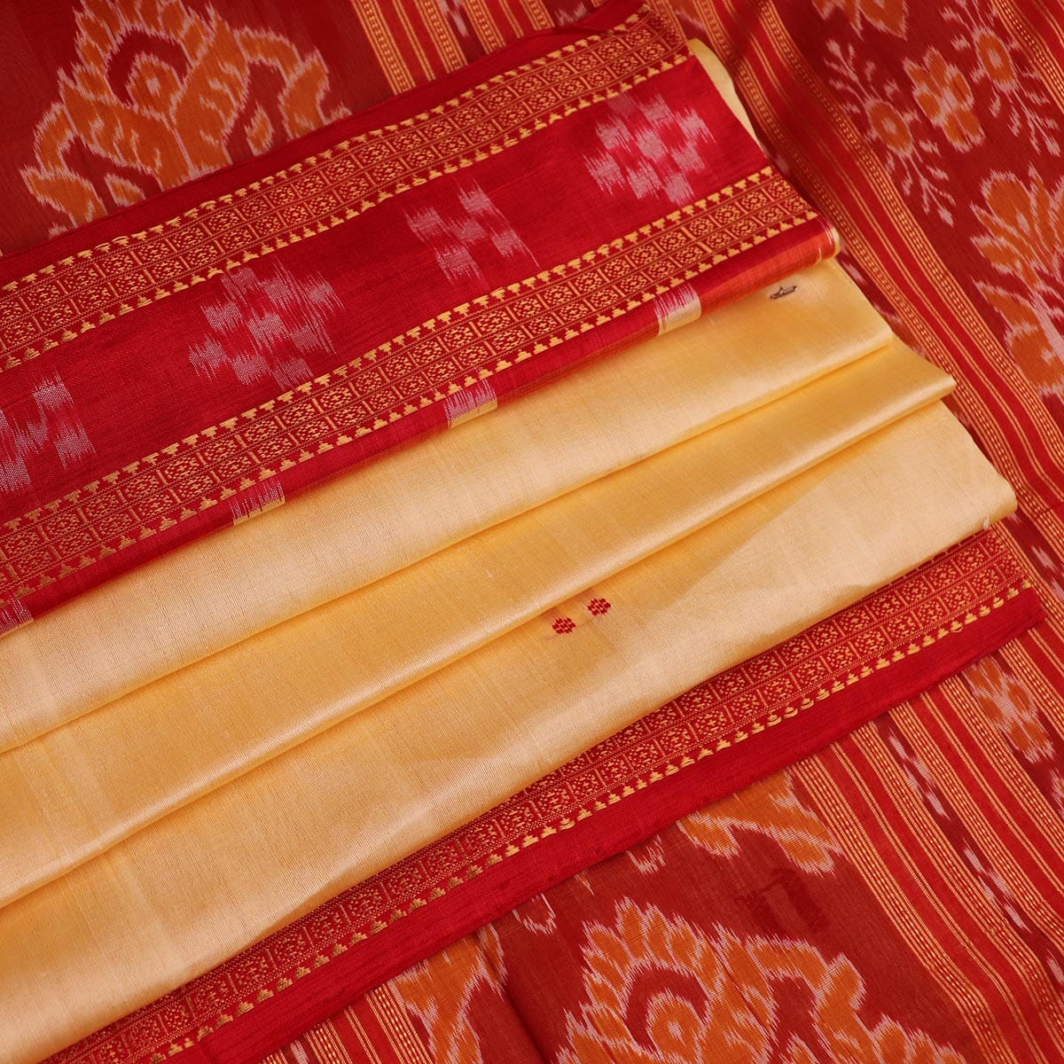 Handloom Khandua Silk Ikat Saree Handloom Saree_Khandua Silk Priyadarshini Handloom 