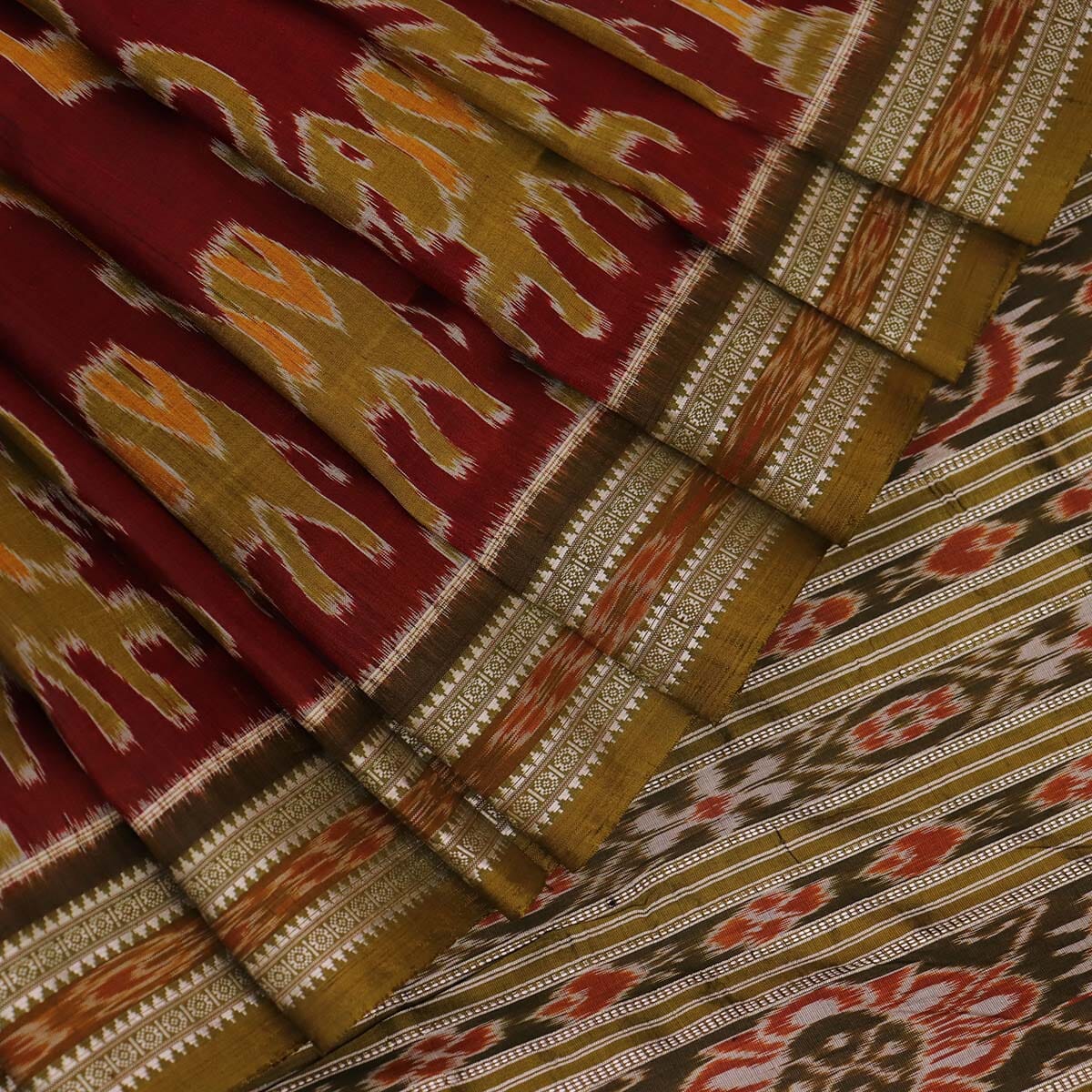 Handloom Khandua Silk Ikat Saree Handloom Saree_Khandua Silk Priyadarshini Handloom 