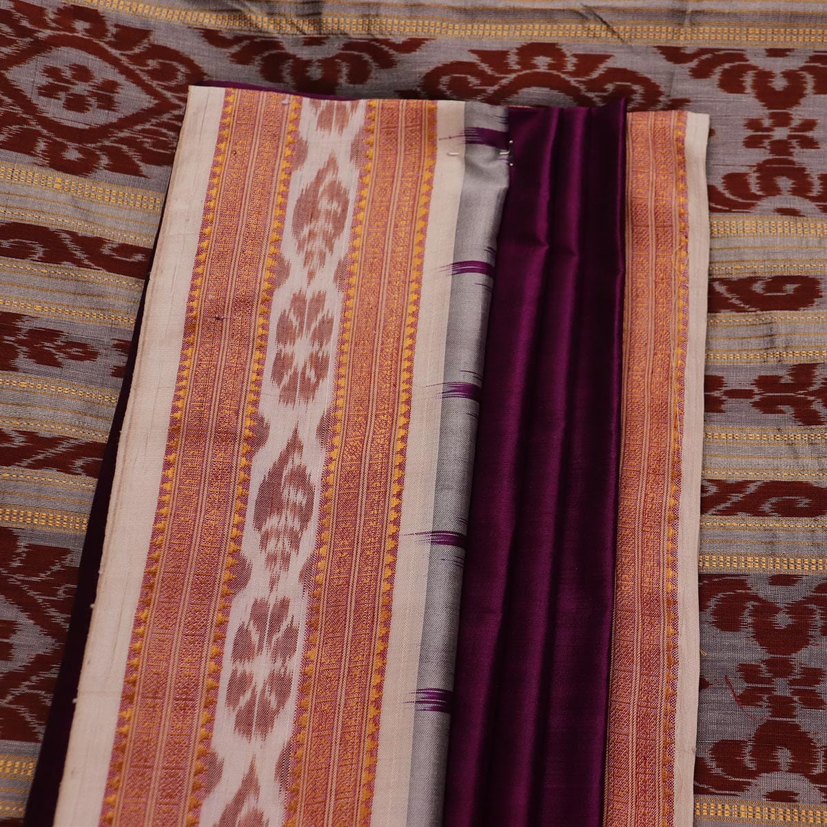 Handloom Khandua Silk Ikat Saree Handloom Saree_Khandua Silk Priyadarshini Handloom 