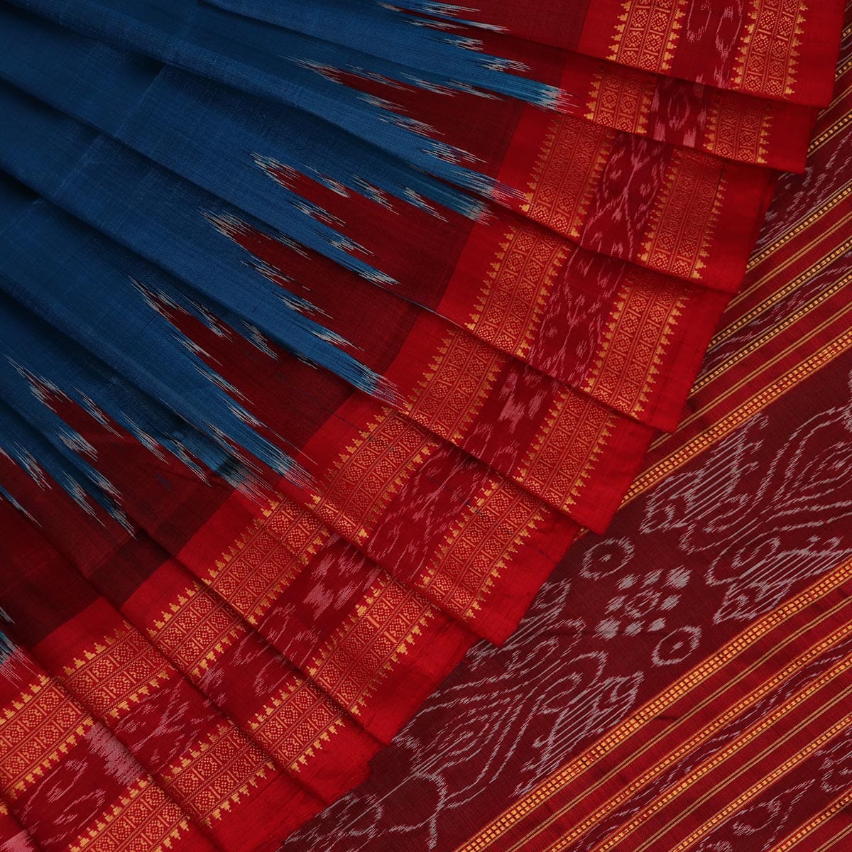 Handloom Khandua Silk Ikat Saree Handloom Saree_Khandua Silk Priyadarshini Handloom 