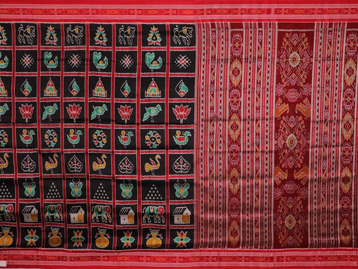 Handloom Khandua Silk Ikat Saree Handloom Saree_Khandua Silk Priyadarshini Handloom 
