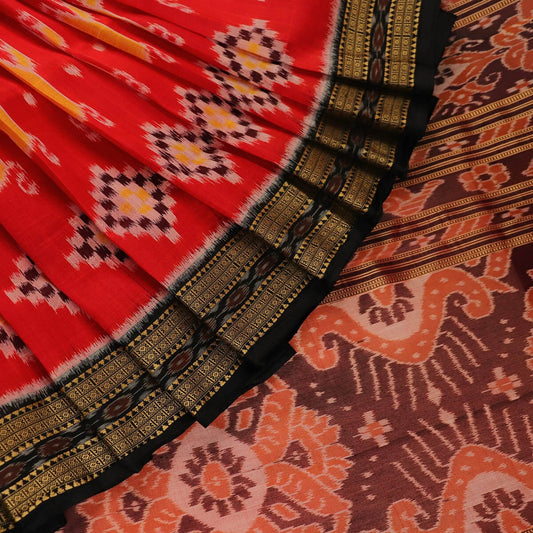 Handloom Khandua Silk Ikat Saree Handloom Saree_Khandua Silk Priyadarshini Handloom 