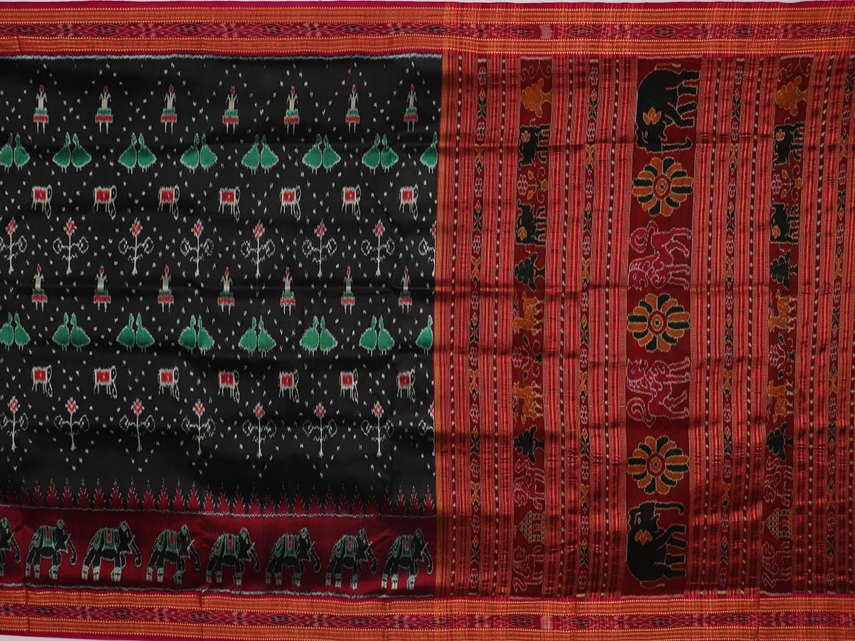 Handloom Khandua Silk Ikat Saree Handloom Saree_Khandua Silk Priyadarshini Handloom 