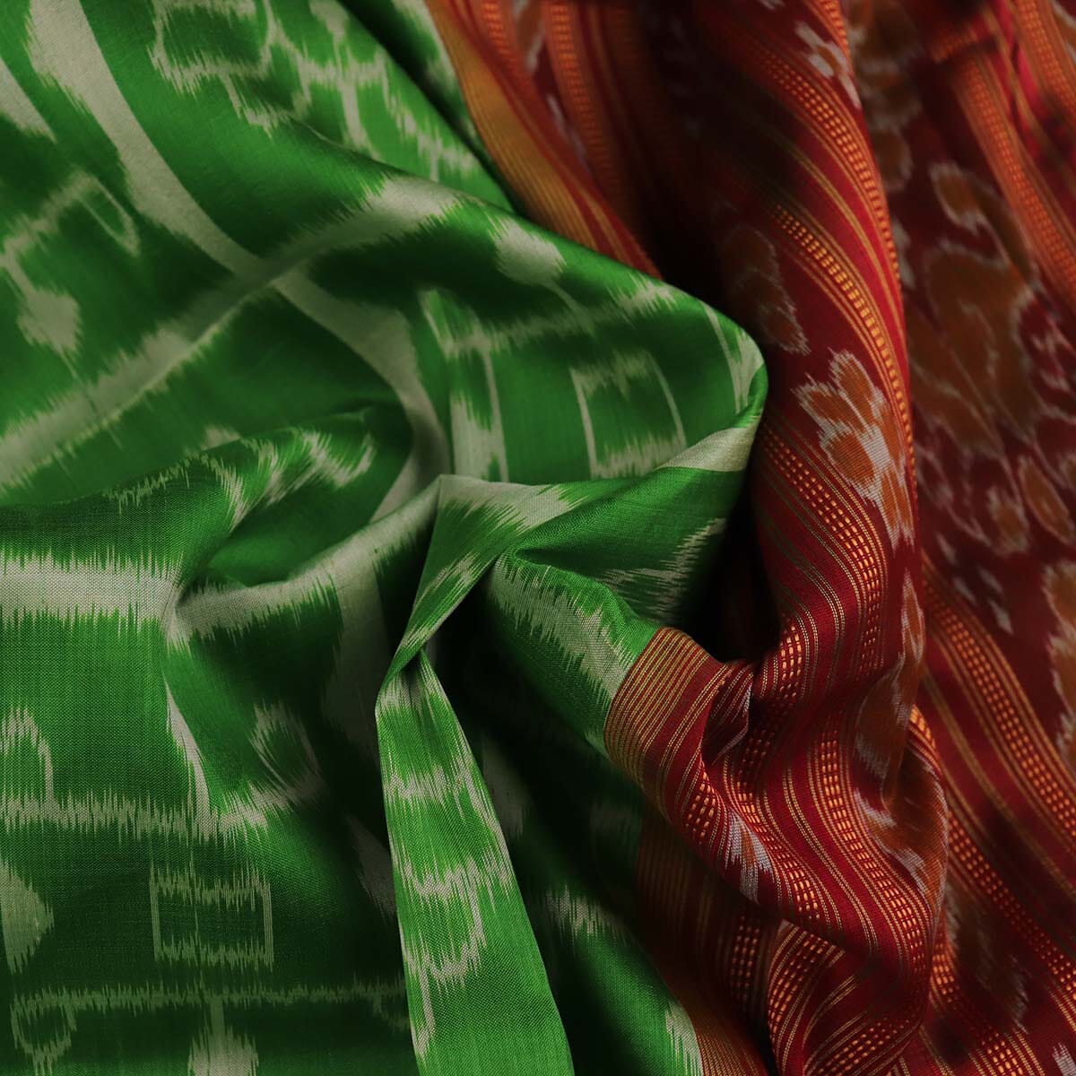 Handloom Khandua Silk Ikat Saree Handloom Saree_Khandua Silk Priyadarshini Handloom 