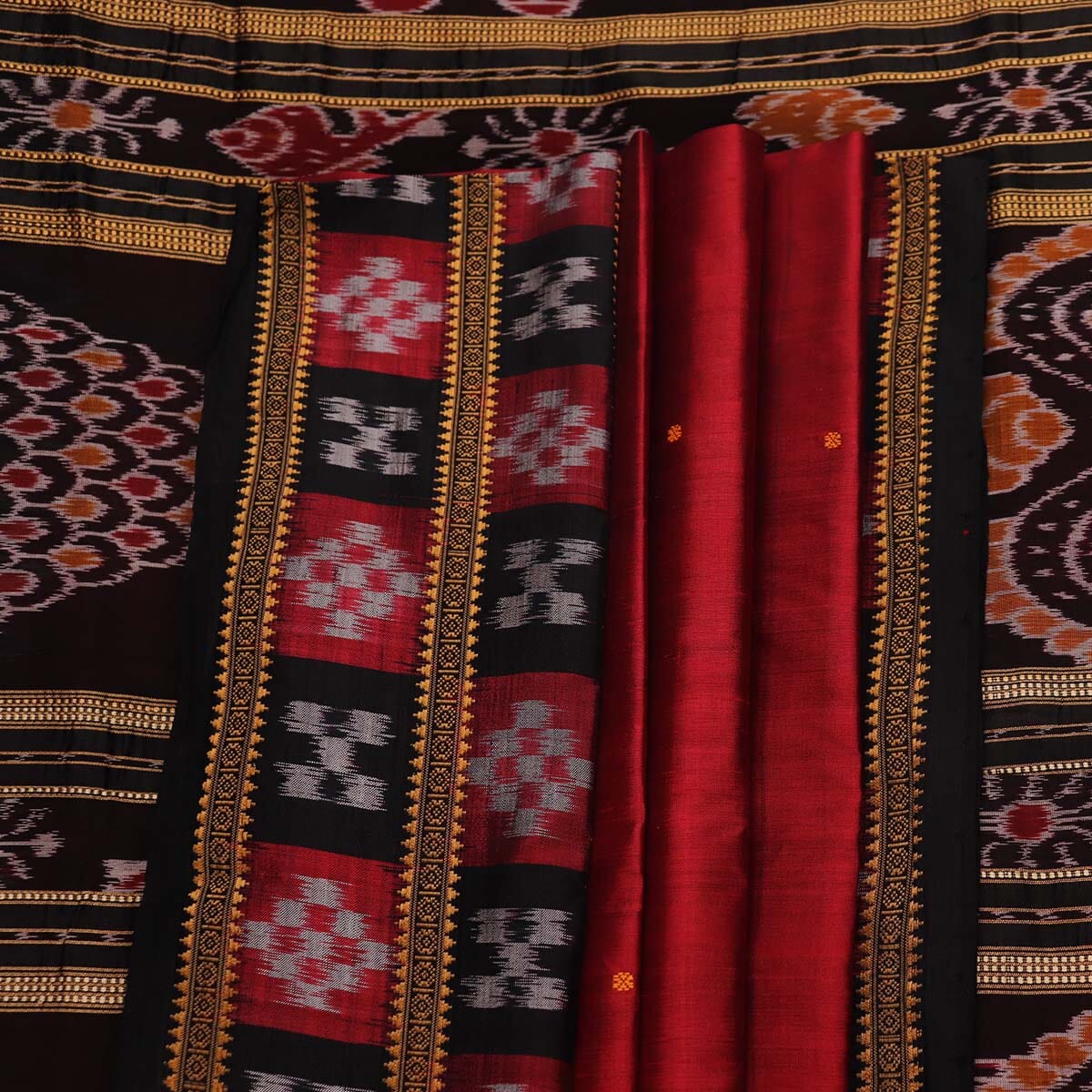 Handloom Khandua Silk Ikat Saree Handloom Saree_Khandua Silk Priyadarshini Handloom 