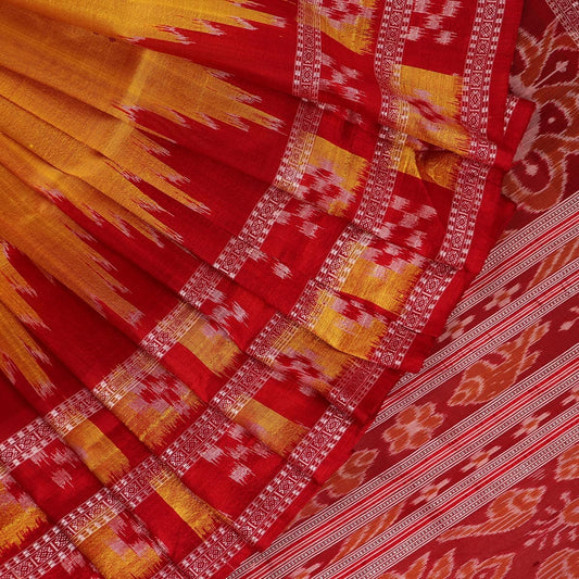 Handloom Khandua Silk Ikat Saree Handloom Saree_Khandua Silk Priyadarshini Handloom 
