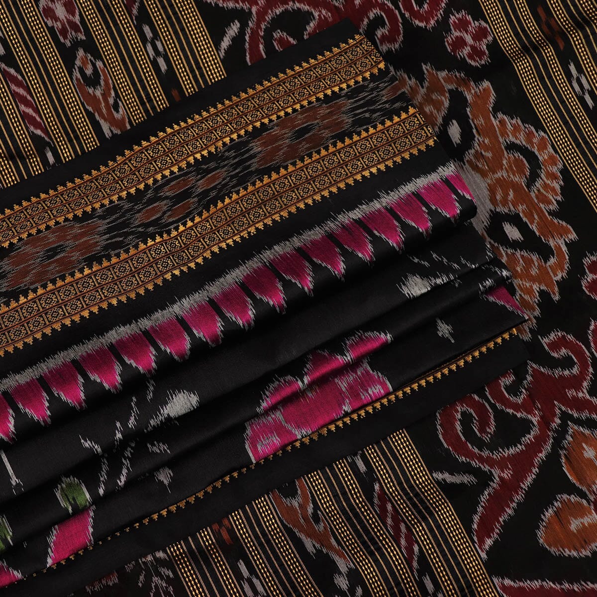 Handloom Khandua Silk Ikat Saree Handloom Saree_Khandua Silk Priyadarshini Handloom 
