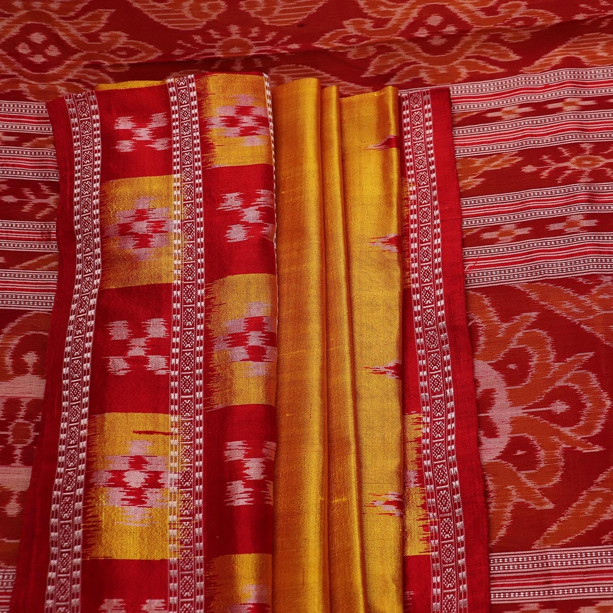 Handloom Khandua Silk Ikat Saree Handloom Saree_Khandua Silk Priyadarshini Handloom 