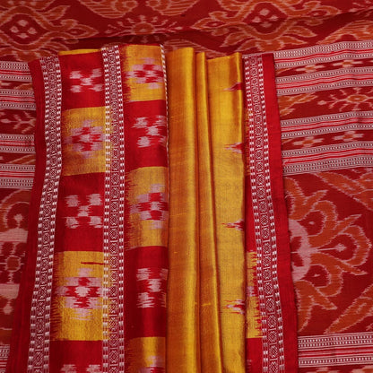 Handloom Khandua Silk Ikat Saree Handloom Saree_Khandua Silk Priyadarshini Handloom 