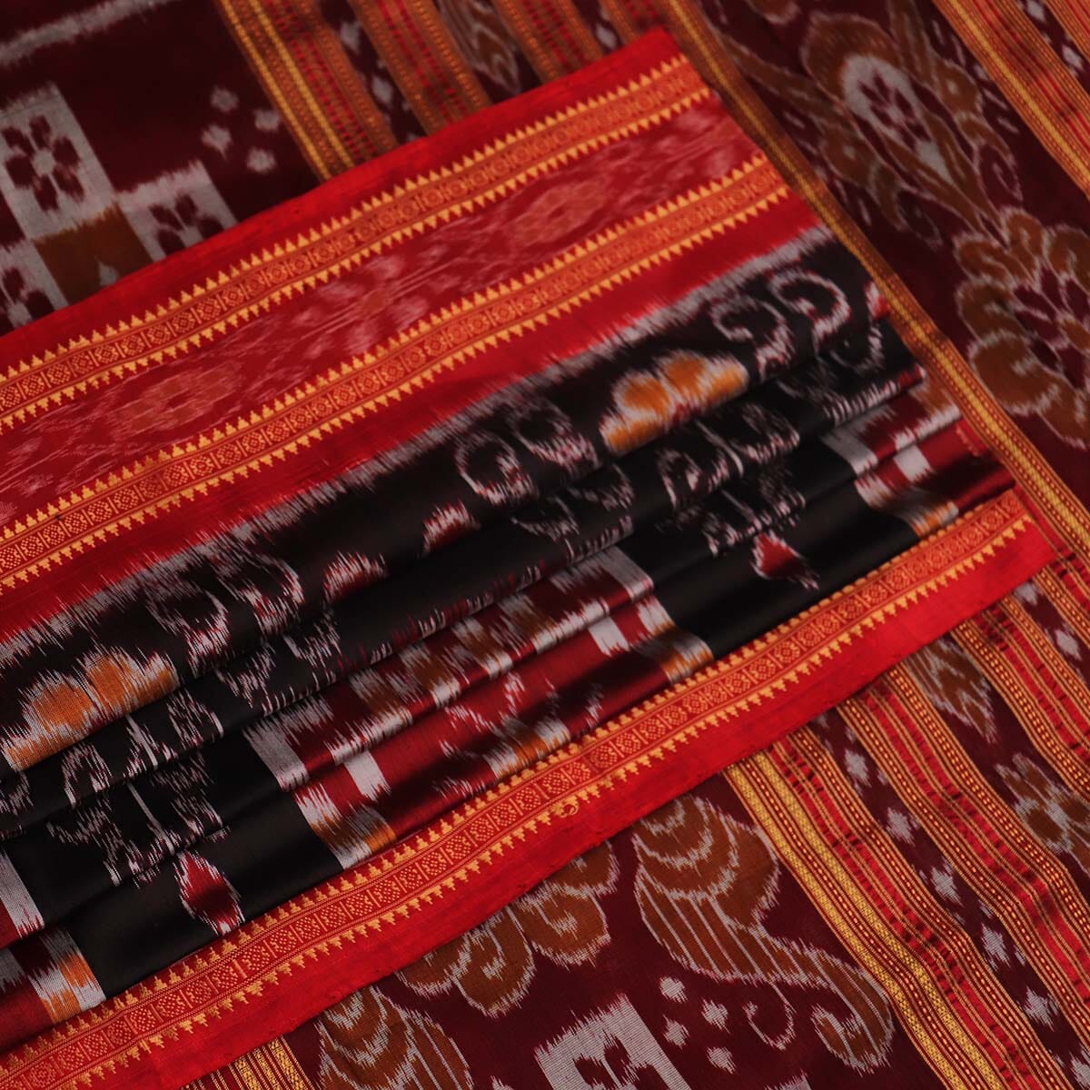 Handloom Khandua Silk Ikat Saree Handloom Saree_Khandua Silk Priyadarshini Handloom 