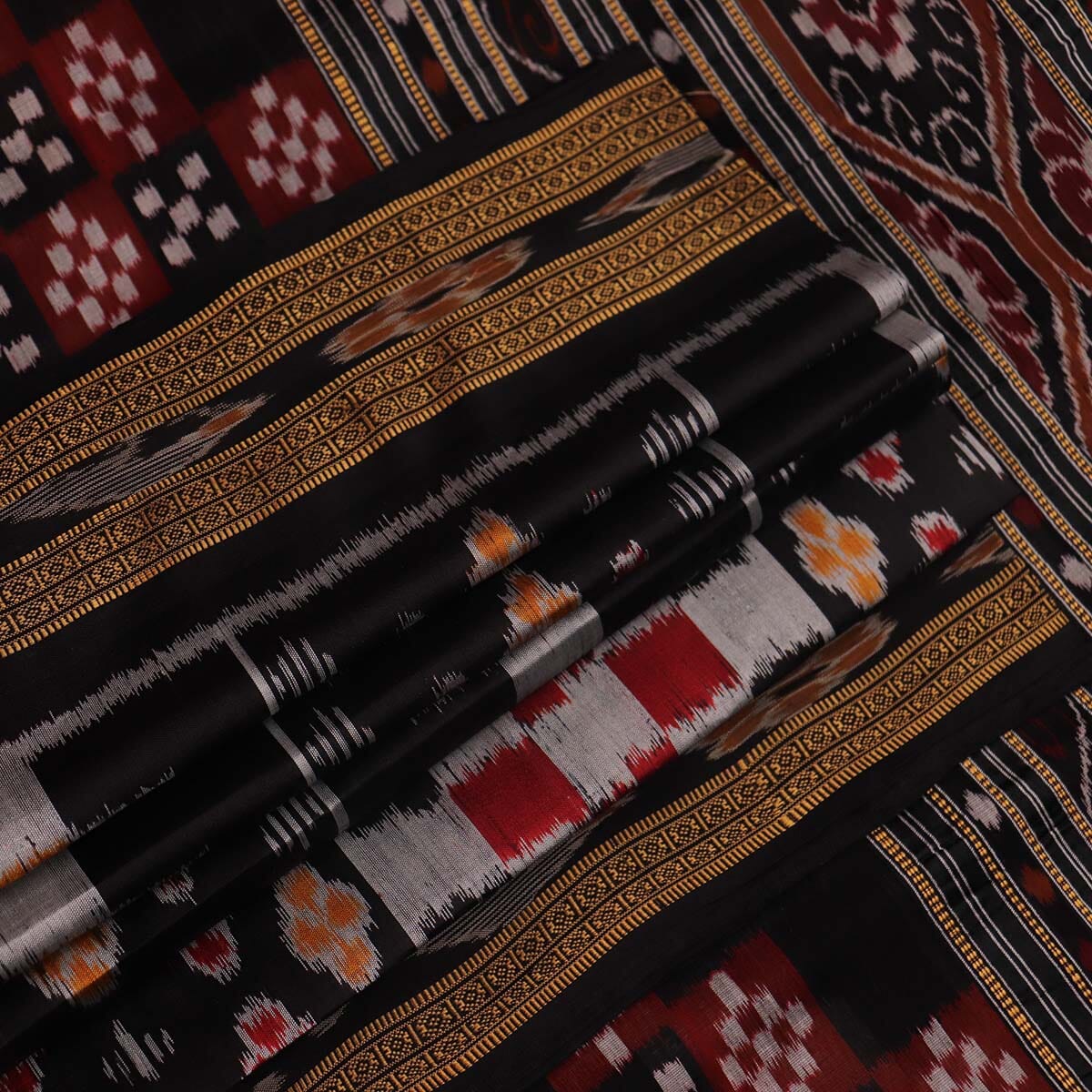 Handloom Khandua Silk Ikat Saree Handloom Saree_Khandua Silk Priyadarshini Handloom 