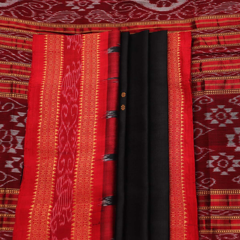 Khandua weave detail