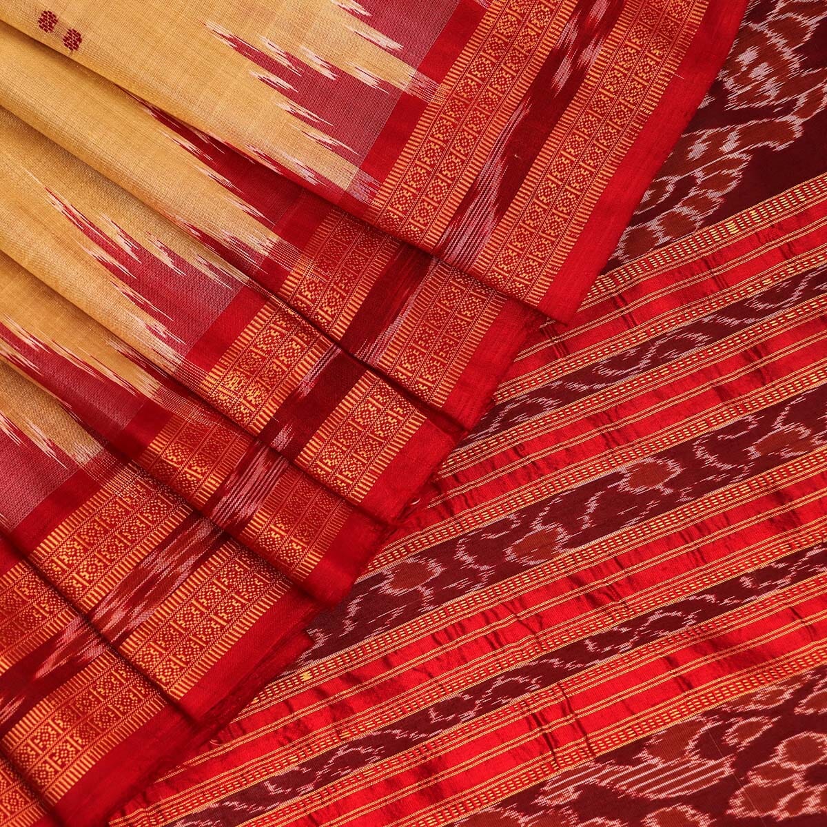 Handloom Khandua Silk Ikat Saree Handloom Saree_Khandua Silk Priyadarshini Handloom 