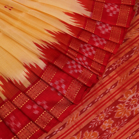 Handloom Khandua Silk Ikat Saree Handloom Saree_Khandua Silk Priyadarshini Handloom 