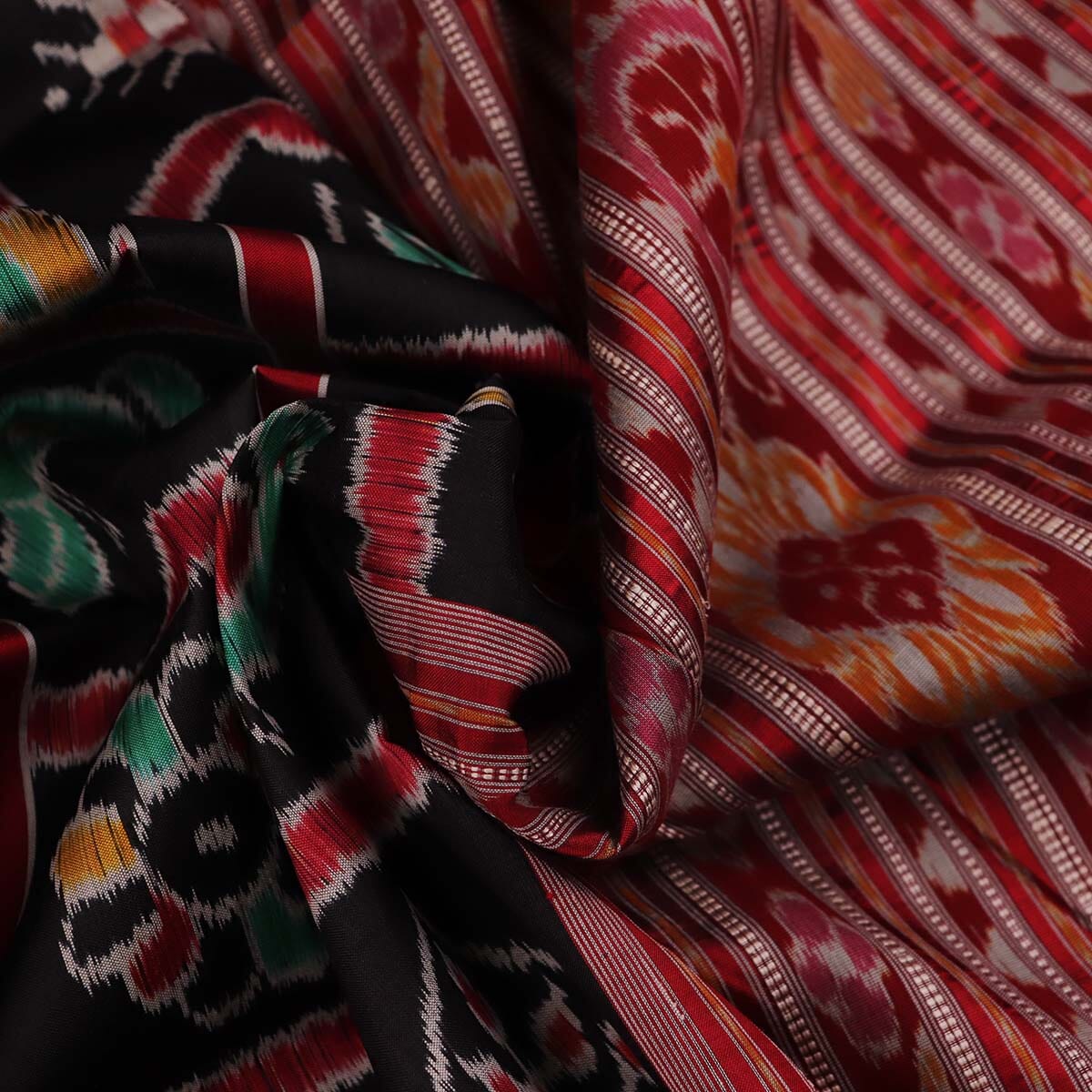 Handloom Khandua Silk Ikat Saree Handloom Saree_Khandua Silk Priyadarshini Handloom 