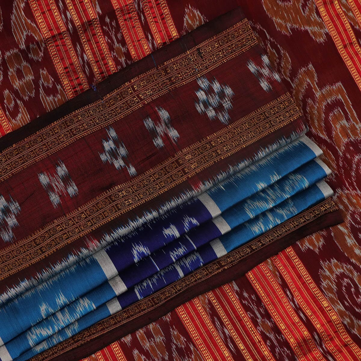 Handloom Khandua Silk Ikat Saree Handloom Saree_Khandua Silk Priyadarshini Handloom 