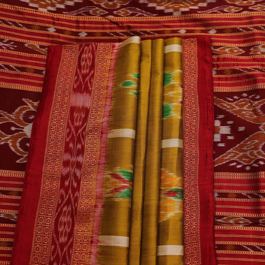 Handloom Khandua Silk Ikat Saree Handloom Saree_Khandua Silk Priyadarshini Handloom 