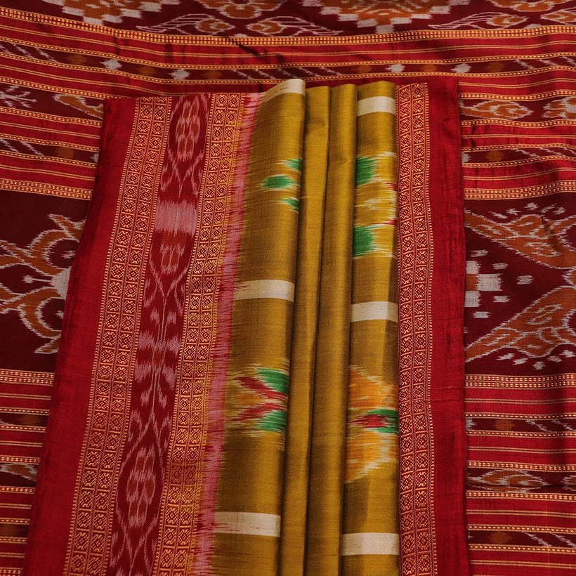 Khandua weave detail