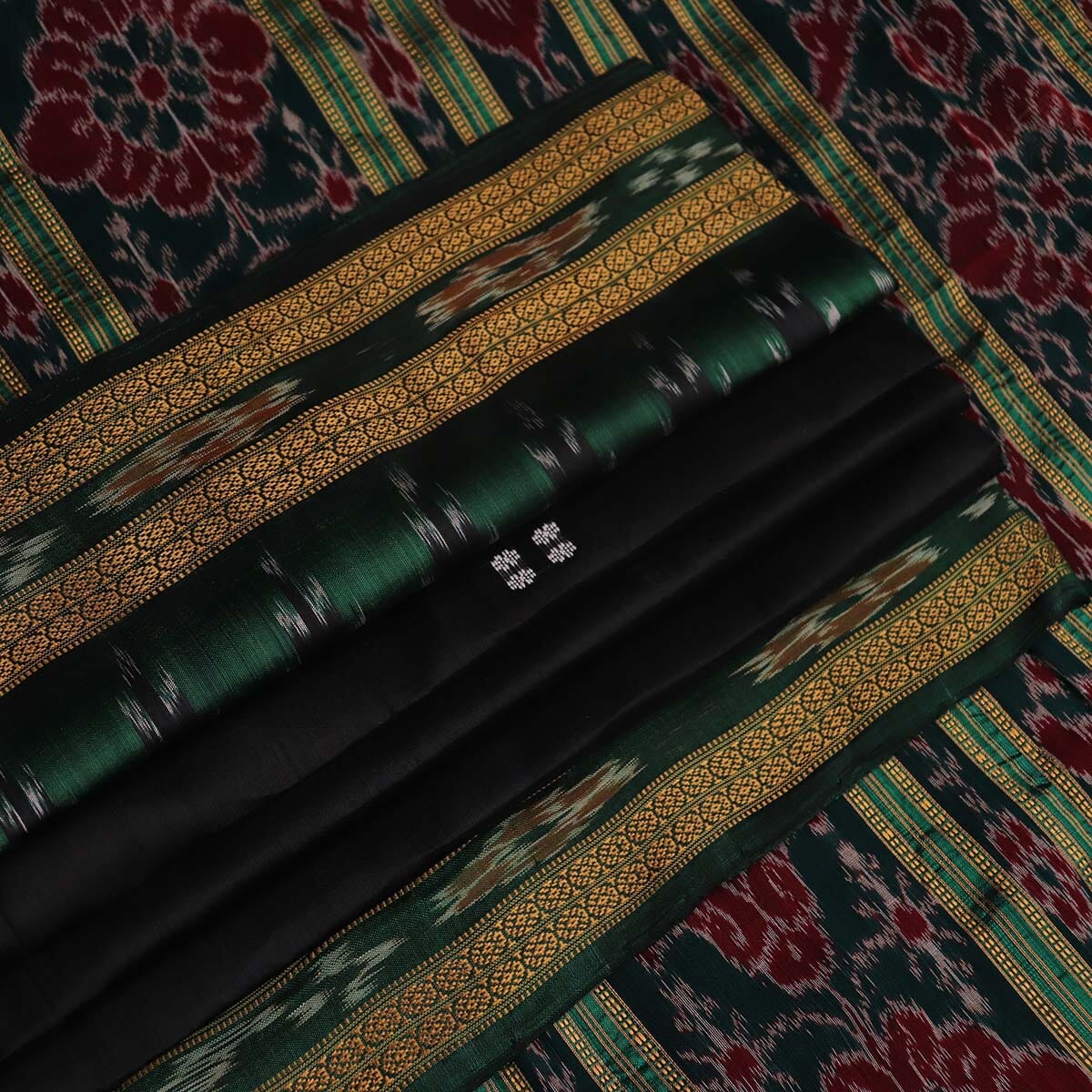 Handloom Khandua Silk Ikat Saree Handloom Saree_Khandua Silk Priyadarshini Handloom 