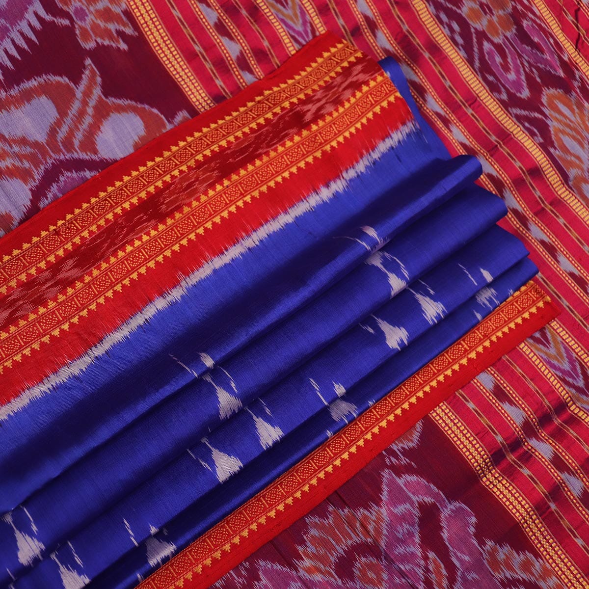 Handloom Khandua Silk Ikat Saree Handloom Saree_Khandua Silk Priyadarshini Handloom 