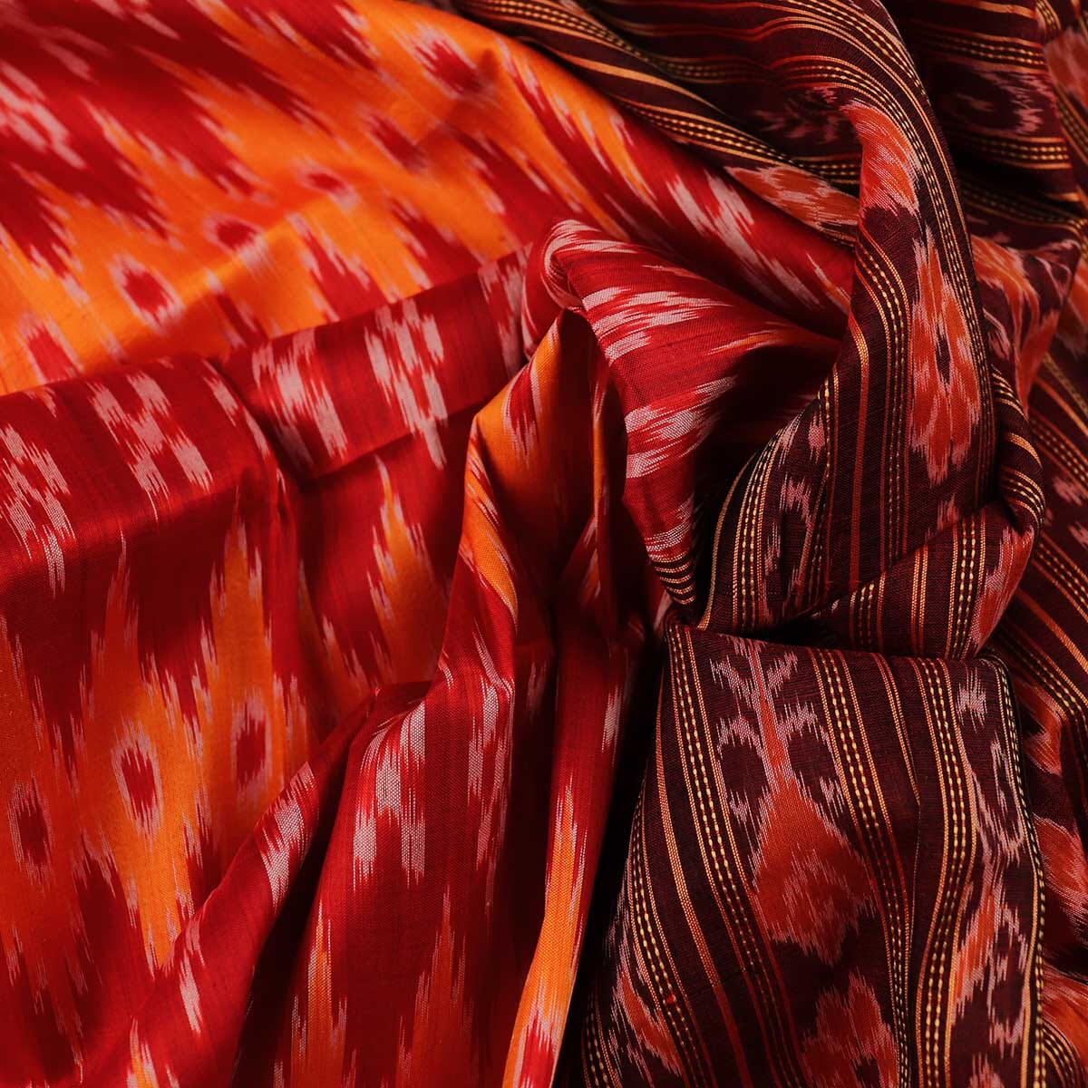 Handloom Khandua Silk Ikat Saree Handloom Saree_Khandua Silk Priyadarshini Handloom 